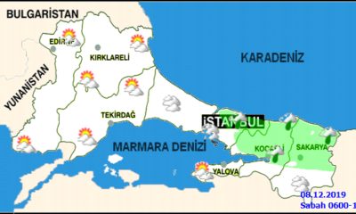 Meteoroloji duyurdu! 8 Aralık Pazar hava durumu…