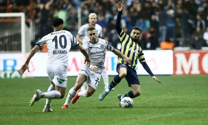 Fenerbahçe Adana Demirspor’la 1-1 berabere kaldı!.