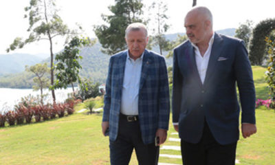 Cumhurbaşkanı Erdoğan, Arnavutluk Başbakanı Rama’yı kabul etti