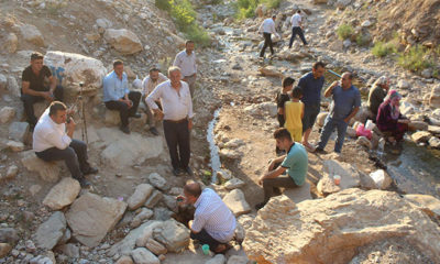 Sason’da suyunun şifalı olduğuna inanılan çeşmeye ziyaretçi akını