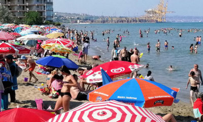 Tekirdağ’da plajlar doldu