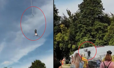 Bungee Jumping yaparken neredeyse ölüyordu