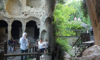 Roma dönemi Titus Tüneli’ne ziyaretçi akını