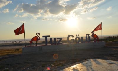Tuz Gölü’ne ziyaretçi akını