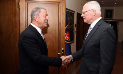 Bakan Akar, ABD’nin Suriye Özel Temsilcisi Jeffrey’le görüştü