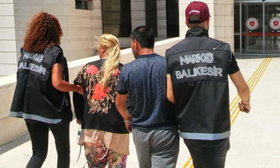 Edremit’te uyuşturucu ticareti şüphelisi çift tutuklandı