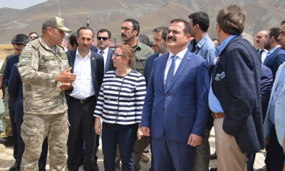 Bakan Pekcan, Esendere Sınır Kapısı’nda incelemede bulundu