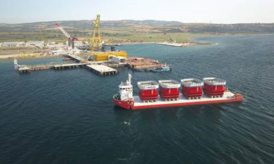 1915 Çanakkale Köprüsü’nün ilk kule blokları geldi 