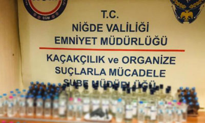 Niğde’de sahte içki operasyonu: 1 gözaltı