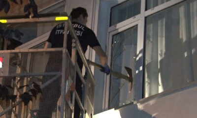 Rahatsızlanan yaşlı kadını, pencereden eve giren itfaiye kurtardı