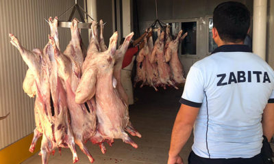 Mersin’de 406 kilo kaçak et ele geçirildi