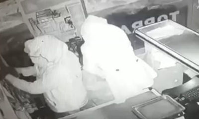 İş yeri sahibi görüntüleri izleyince hemen polisi aradı