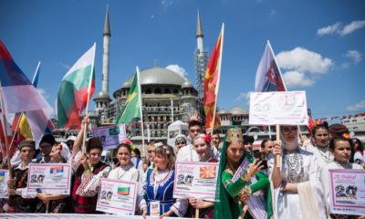 Uluslararası Büyükçekmece Kültür ve Sanat Festivali Taksim’de renkli görüntülerle başladı