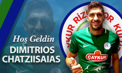 Çaykur Rizespor Dimitrios Chatziisaias`ı kadrosuna kattı