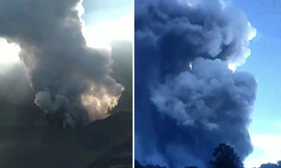 Endonezya’da patlayan yanardağ paniğe neden oldu