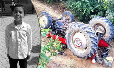 7 yaşındaki Gürkan, traktör kazasında öldü