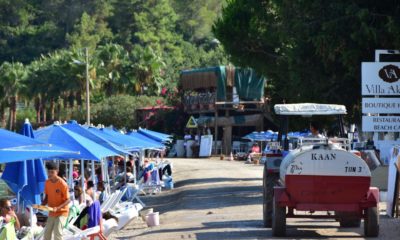 Dünyaca ünlü Akbük Koyu’nda taşıma suyla turizm