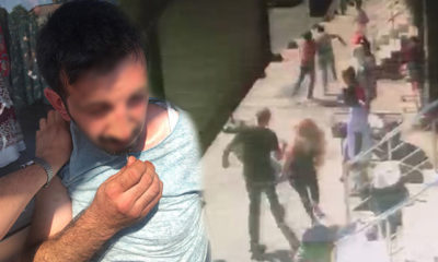 Topuklu ayakkabılarla tacizciye amansız takip… Herkesin gözü önünde taciz etti!