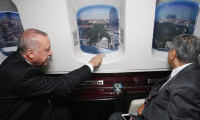 Cumhurbaşkanı Erdoğan, Malezya Başbakanı’na İstanbul’u havadan tanıttı