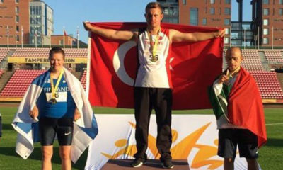 Down Sendromlu milli sporcudan dünya rekoru