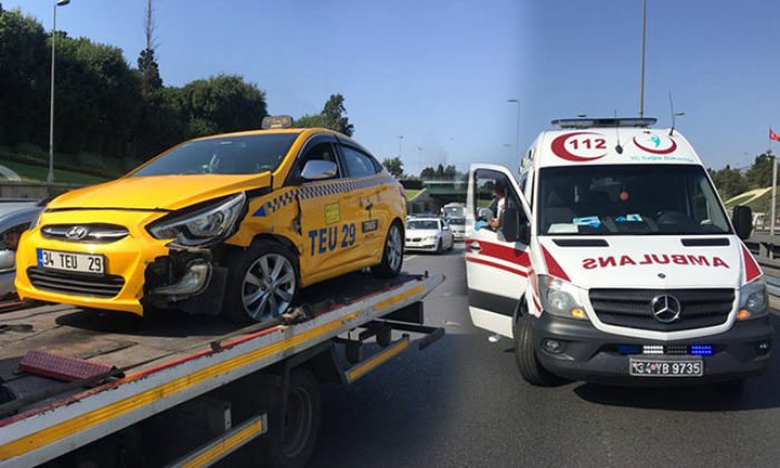 Eyüpsultan D-100 Karayolu’nda zincirleme trafik kazası