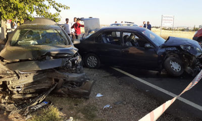 Adıyaman’da otomobiller çarpıştı: 5 yaralı