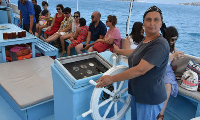Özlem kaptan, hem dalgalarla hem de hayatla mücadele ediyor