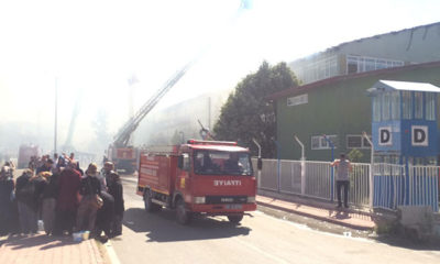 Beyşehir’de silah fabrikasında yangın