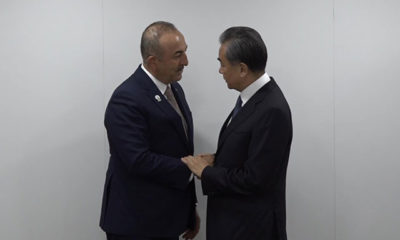 Çavuşoğlu, Çin Dışişleri Bakanı Wang Yi ile görüştü