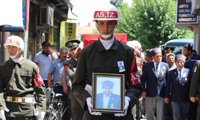 Kıbrıs gazisi, askeri törenle uğurlandı