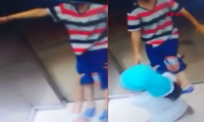 Yürekleri ağza getiren görüntü! Soğukkanlı abla kardeşini ölümden böyle kurtardı
