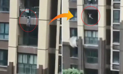 6’ncı kattan düşen çocuk mucize eseri kurtuldu