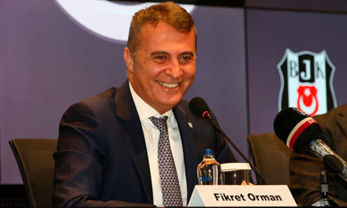 Başkan Fikret Orman antrenmanı takip etti