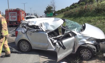 ‘Bir sağ, bir sol yaptı, kamyona vurdu, durumu çok ağır’