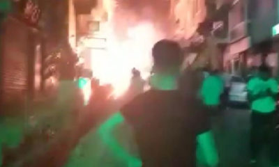 Şirinevler’de kablolardaki patlamalar korkuttu