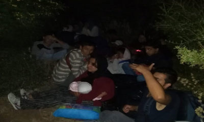 Çanakkale’de 21 kaçak ve 4 organizatör, termal kameralı drone ile yakalandı