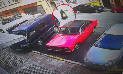 Kapkaça uğrayan kadın şüpheliyi böyle kovaladı