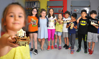 Çocuklar robot üretiyor