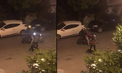 Etiler’de hırsızların kendilerini cep telefonuyla görüntüleyen adama ateş etme anı kamerada