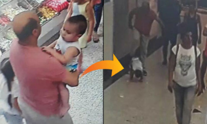 Bebeğini tekmeleyen baba serbest bırakıldı
