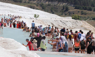 Pamukkale’de bayram bereketi