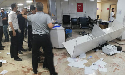 İstediği ilacı yazmayan doktoru darbetti, hastaneyi dağıttı