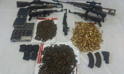 Tunceli’de PKK silahları ve mühimmatı ele geçirildi