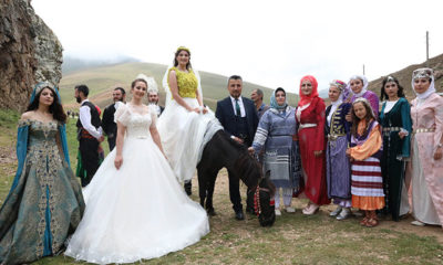 Gümüşhane’de yaylada defile