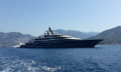 Dünyaca ünlü milyoner lüks yatıyla Göcek’te