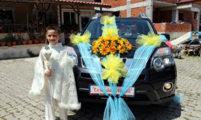 Emniyet müdürünün makam aracı, şehit oğluna sünnet arabası oldu