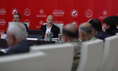 Bakan Soylu, Hatay’da ‘Sınır Güvenliği Toplantısı’na katıldı