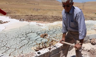 Su kuyusu sondajında farklı renklerde toprak ve soğuk hava şaşkınlığı