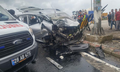 Giresun’da kaza: 3 ölü, 1 yaralı