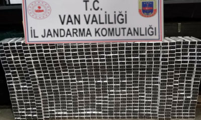 İran sınırında 7090 paket kaçak sigara ele geçirildi